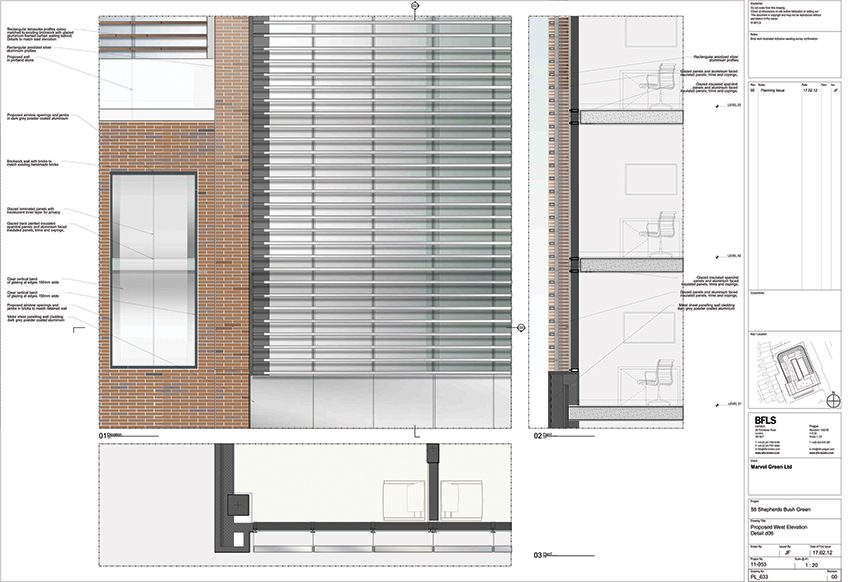 Shepherds Bush Pavilion Hotel Facade Detail