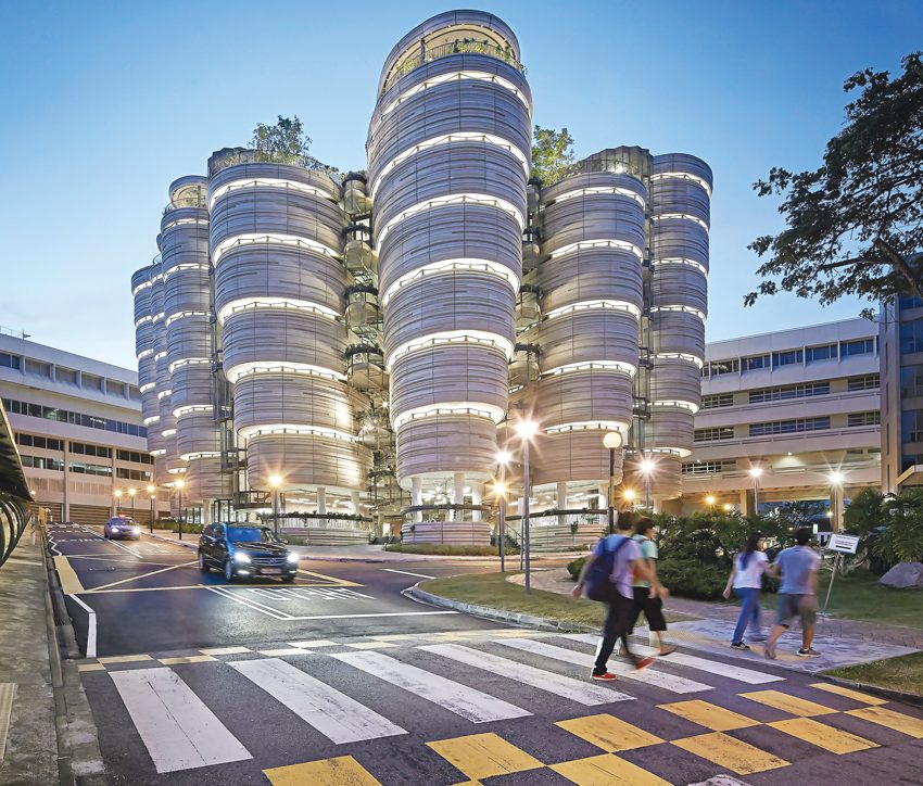 Evening View of The Learning Hub