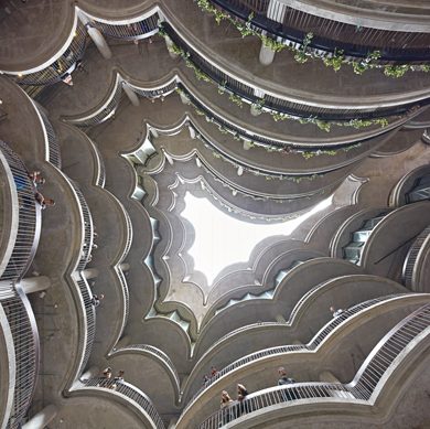 Learning Hub View from the atrium at level one upwards