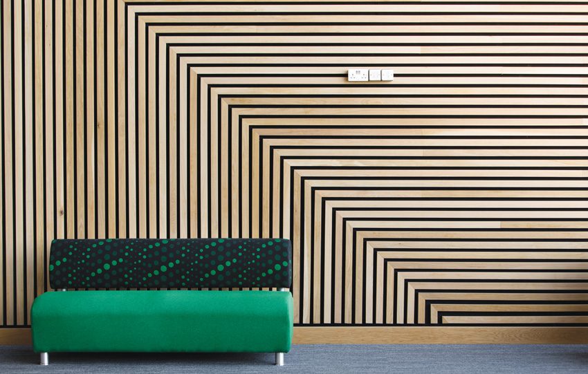 David Hockney Building Interior Oak Wall