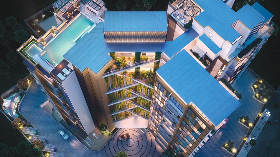 Exterior Aerial Rooftop