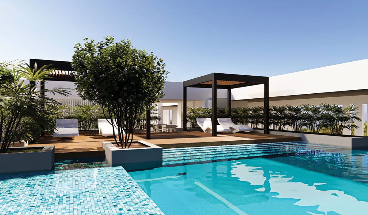 Designed by Habitat Architects A project of Signature Developers