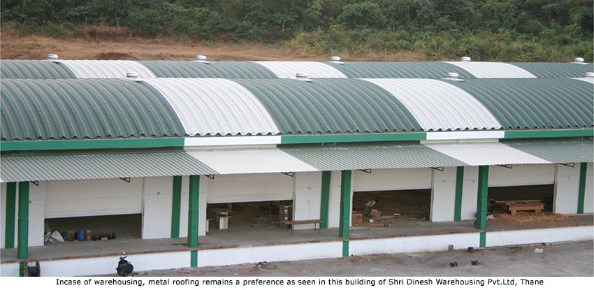 Warehousing Metal Roofing