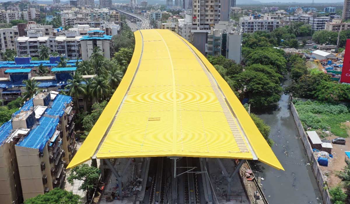 Railways and modern urban transport infrastructure in major cities across India