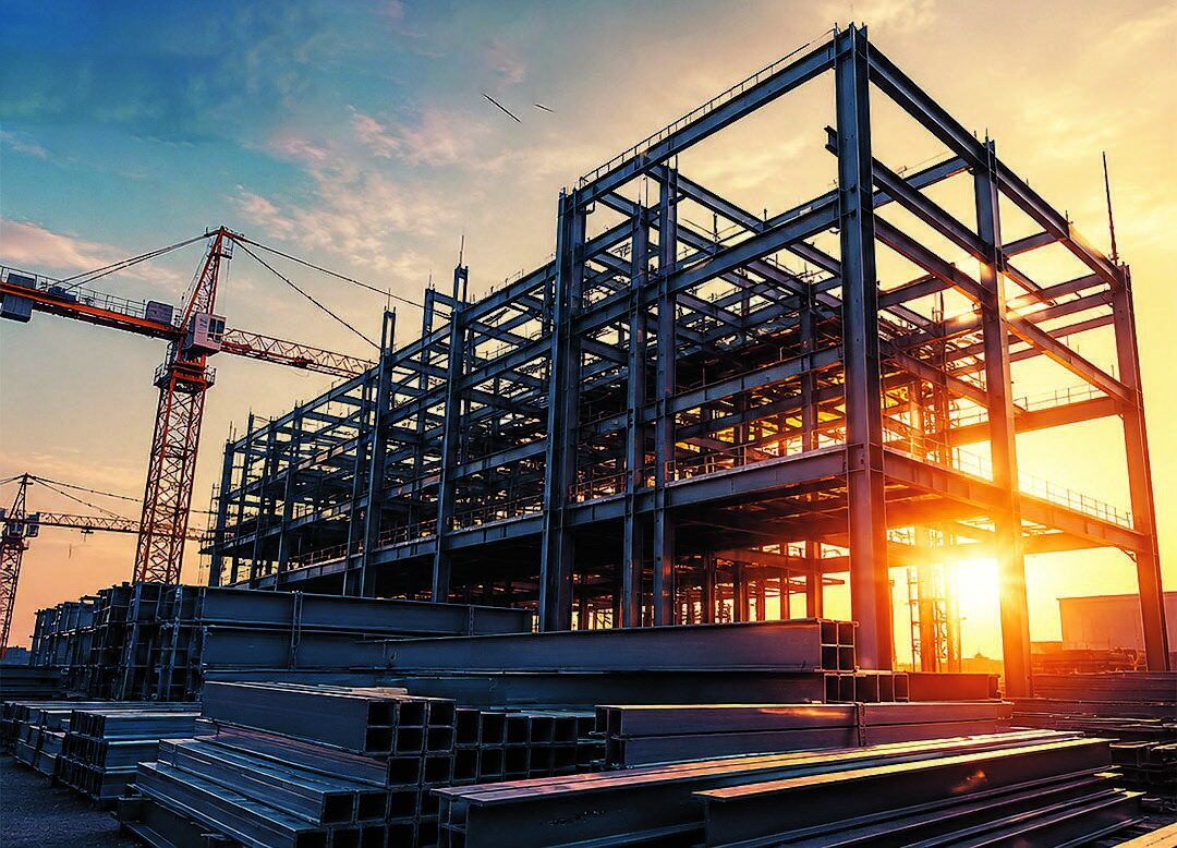 Pre-engineered industrial steel structure
