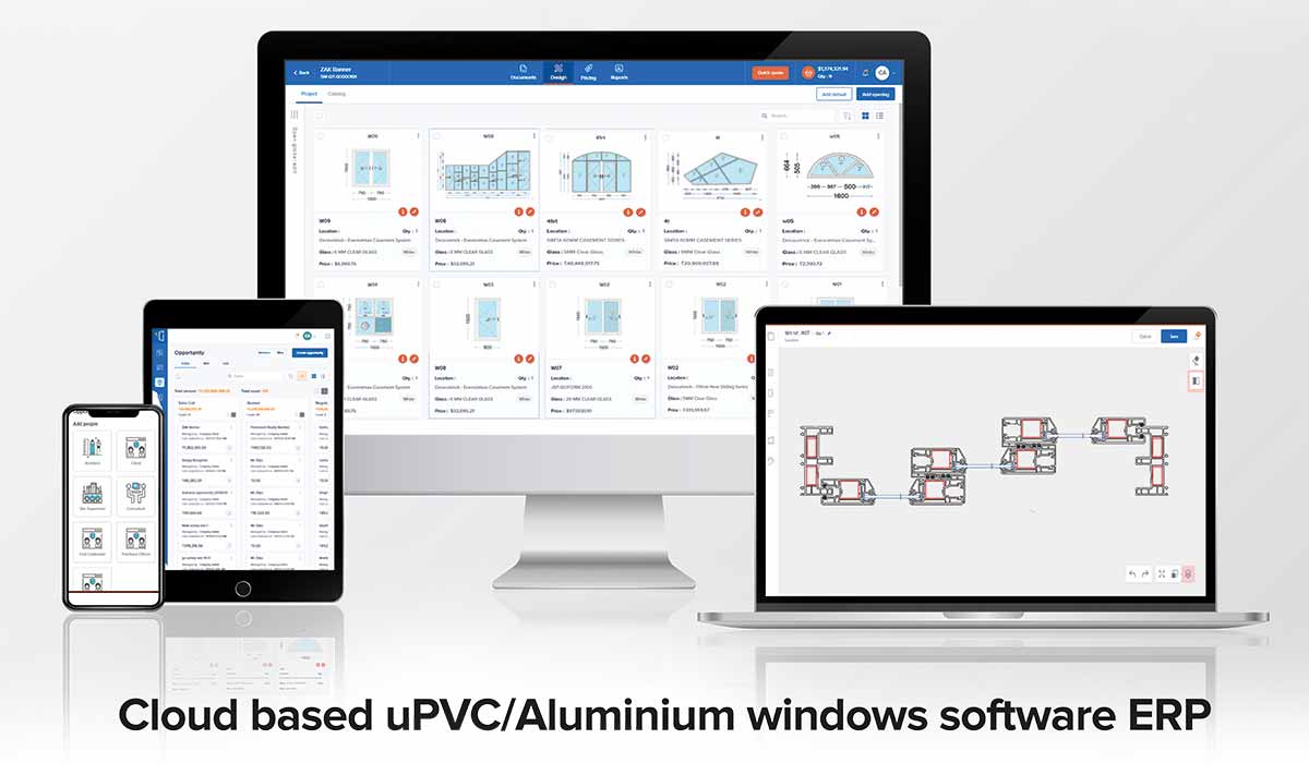 Cloud-Based Fenestration ERP Software