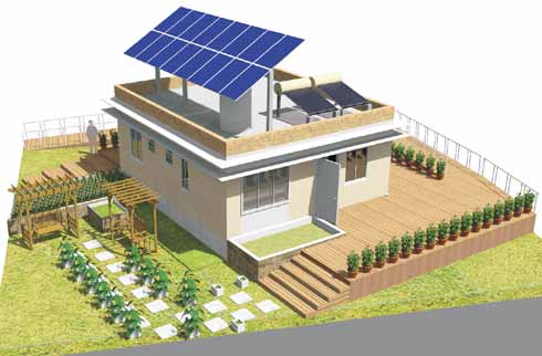 Solar Powered House