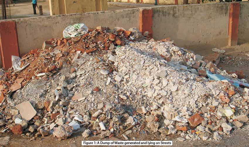 Dump of Waste Lying on Streets