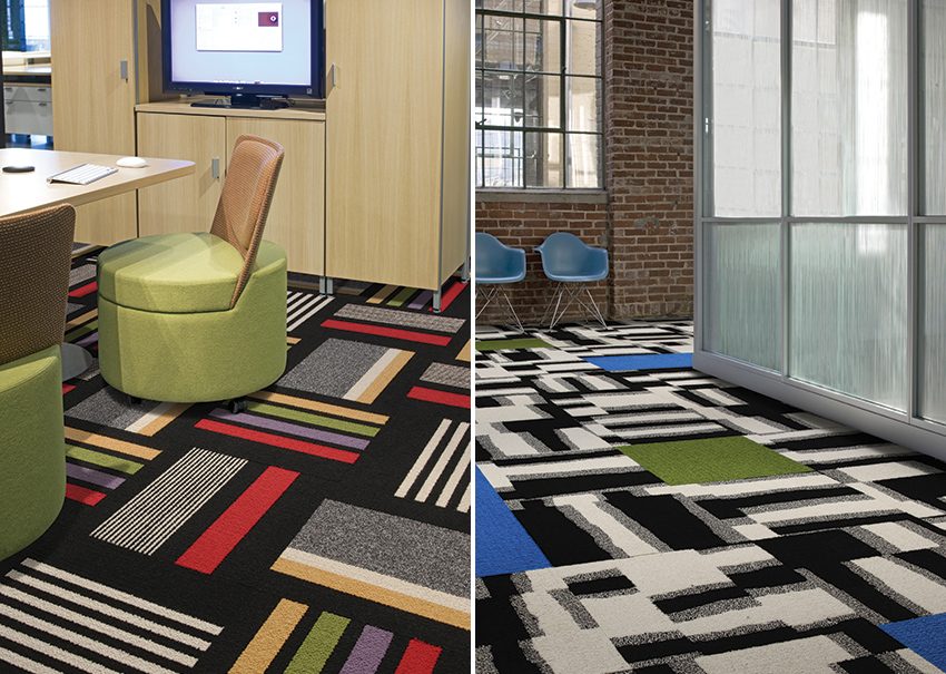 Modular carpet tiles