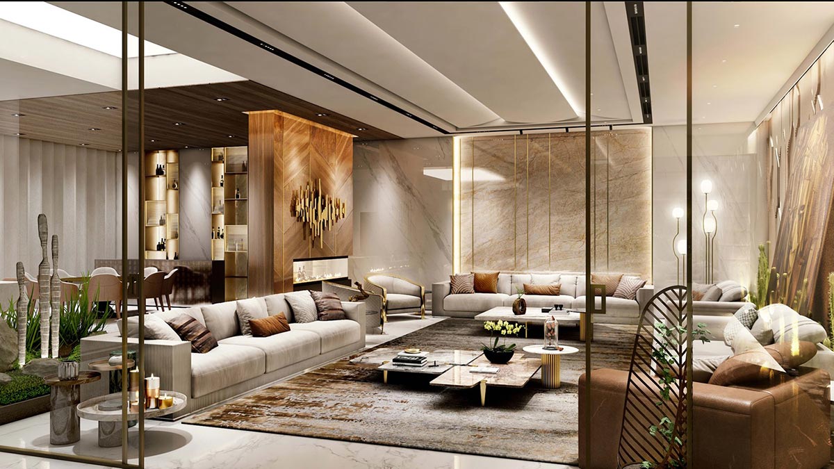 Luxurious Living Rooms by 42mm Architecture