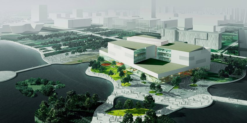 Ningbo Library schmidt Hammer Lassen Architects