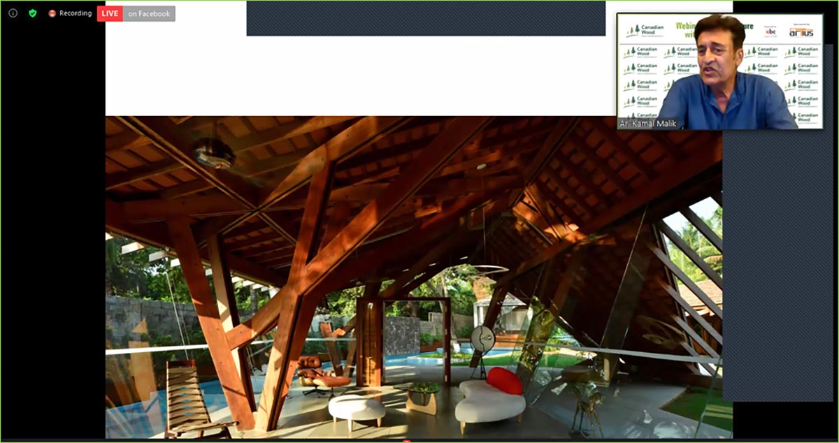 Canadian Wood’s webinar on ‘Architecture with wood in India’