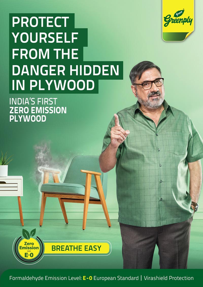 Greenply brand campaign E-0 chuno, Khulke Saans Lo