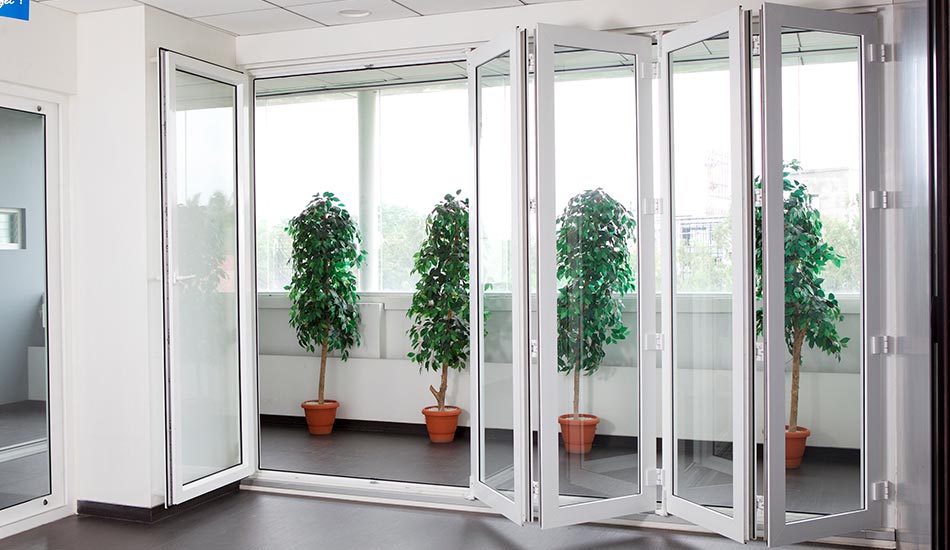 Slide fold door