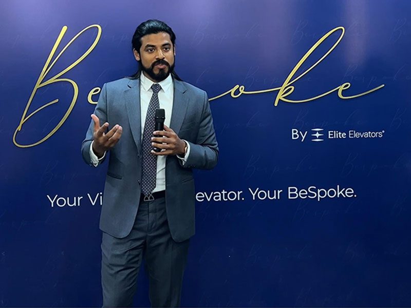Vimal Babu Founder and CEO of Elite Elevators