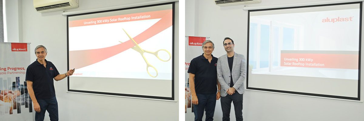 Mr. Dirk Seitz & Mr. Babak Golriz aluplast, a global leader in uPVC window and door profiles