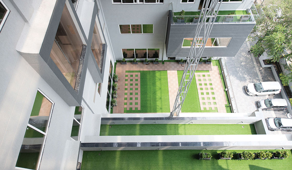 Building design to minimize material waste and enhance efficiency