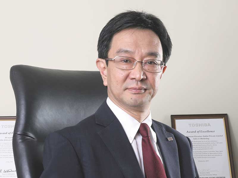 Junichi Kyushima, Managing Director, Toshiba Johnson Elevators (India)