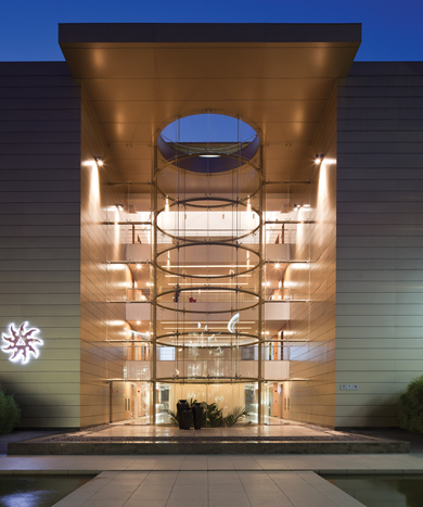 Suzlon One Earth Glass Cylindrical Chimney