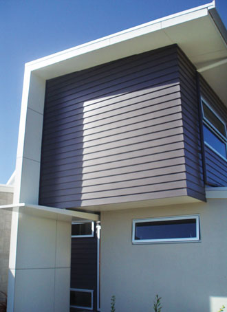 residential/commercial exterior surface with Loom Clad