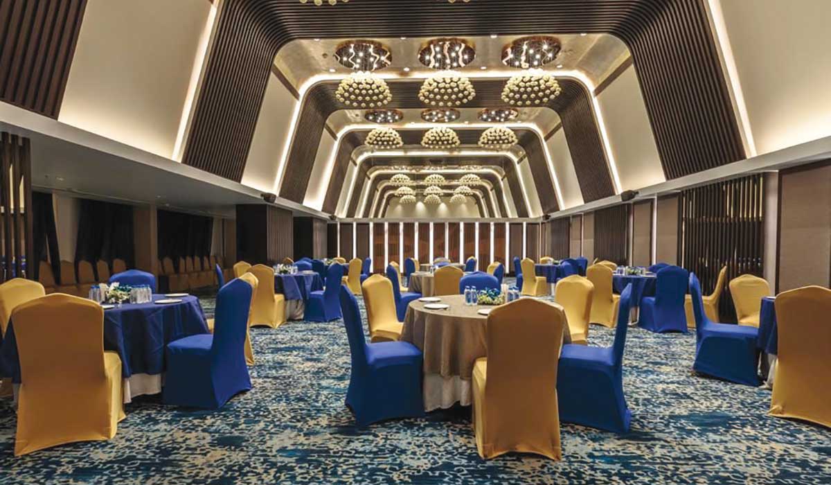 WOW Hotel Banquet Hall designed by Designers Group, Mumbai