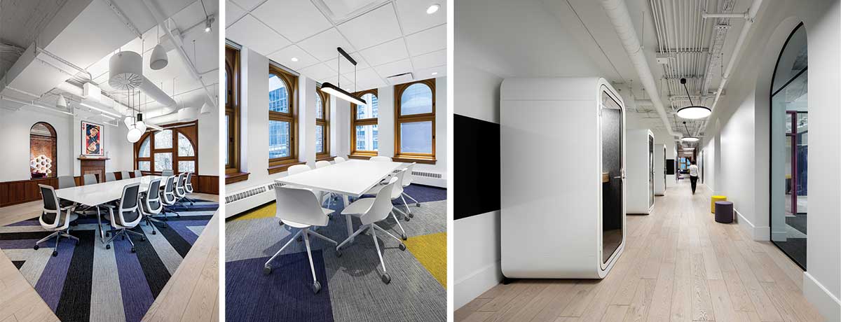 LumiGroup collaborates with inside Studio to create a symbiotic relationship between lighting and thoughtful design in the OneSpan office