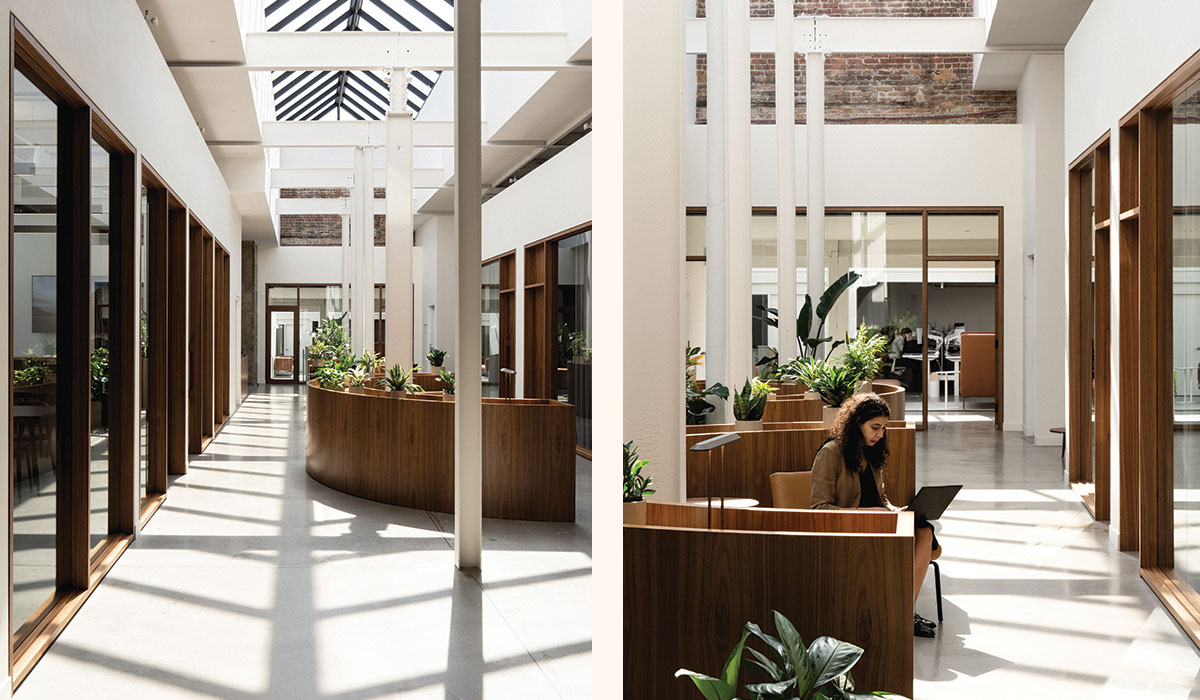 Feeling at home, while embodying the unique corporate identity