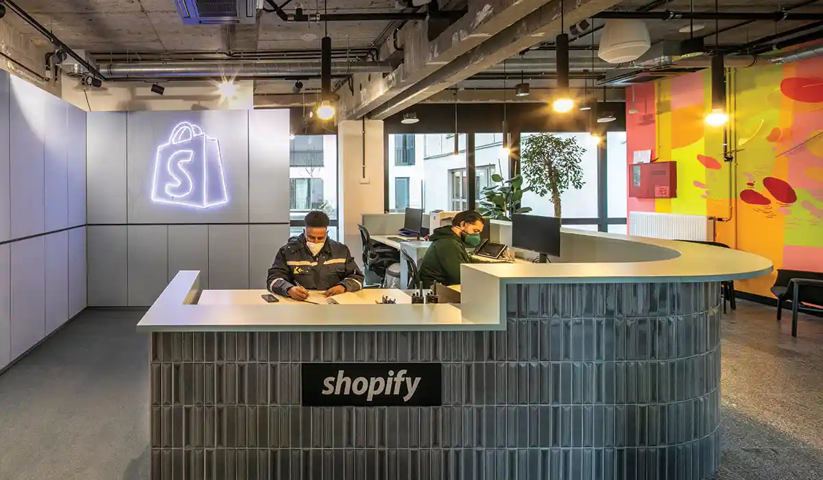 The interior redesign of Shopify Berlin is designed by MVRDV