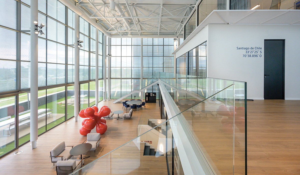 interior design of the new headquarters of Oca Global