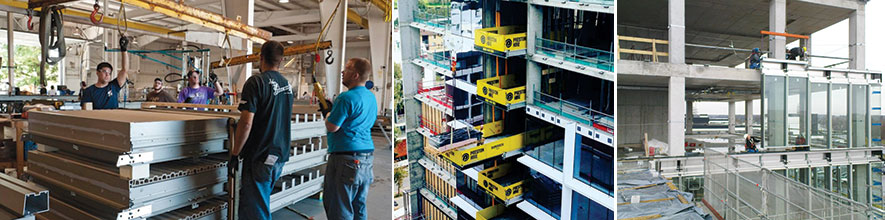 Stacking and Storing Unitised Panels