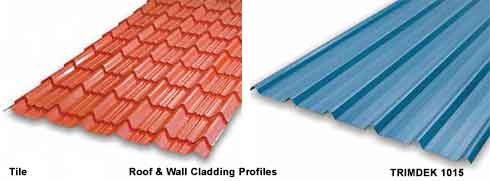 Roof Wall Cladding Profiles
