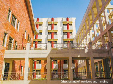 Crisscrossing of corridors