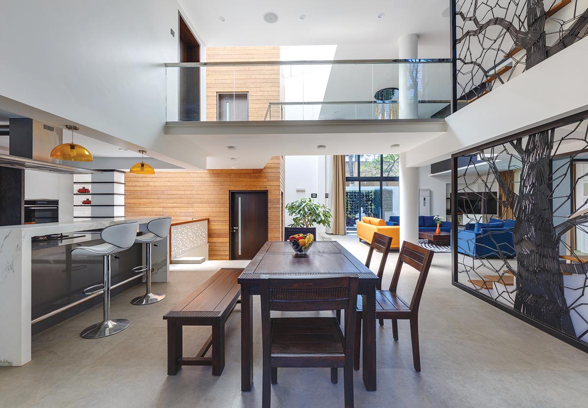 Wood House inside Kitchen