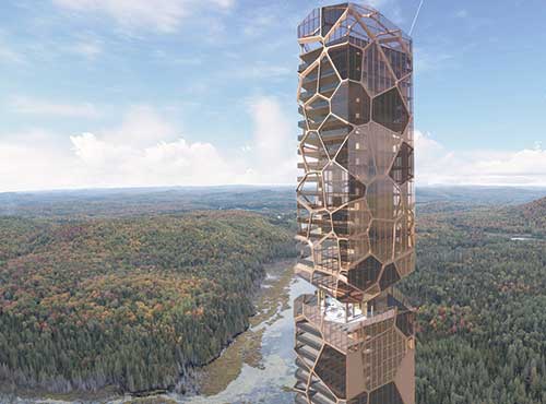 A Paleo-Futuristic Tower