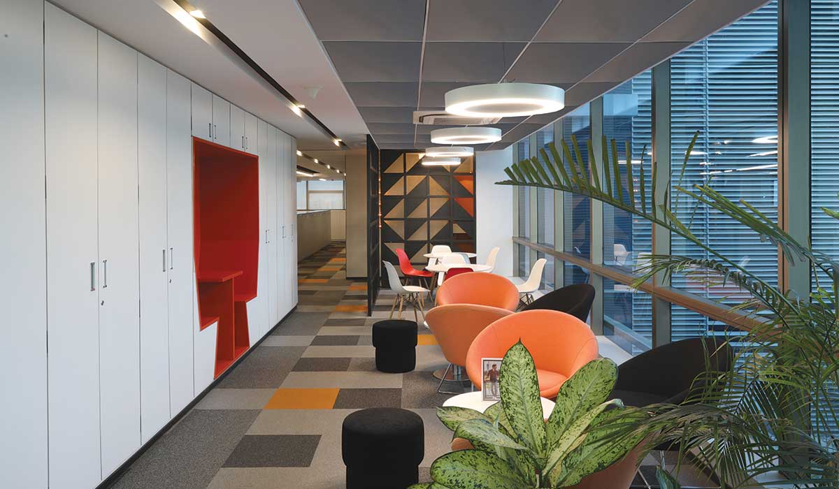 office of fashion brand Spykar designed by Transition Architects