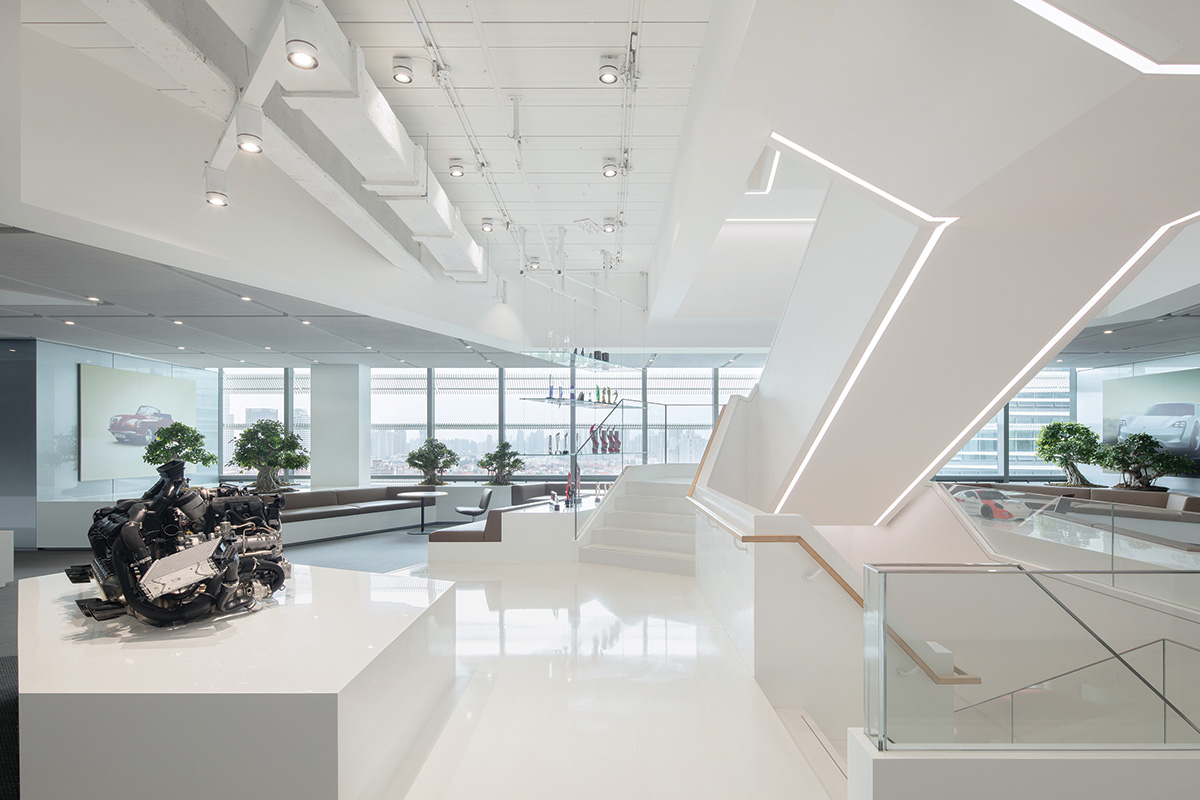 Porsche tasked anySCALE with designing their new China headquarters in Shanghai