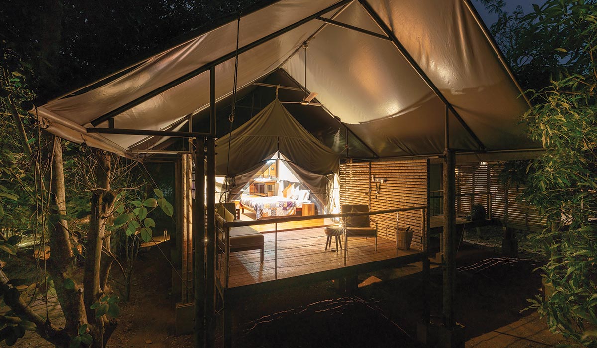 Kaav Safari Lodge at the Nagarhole wildlife sanctuary