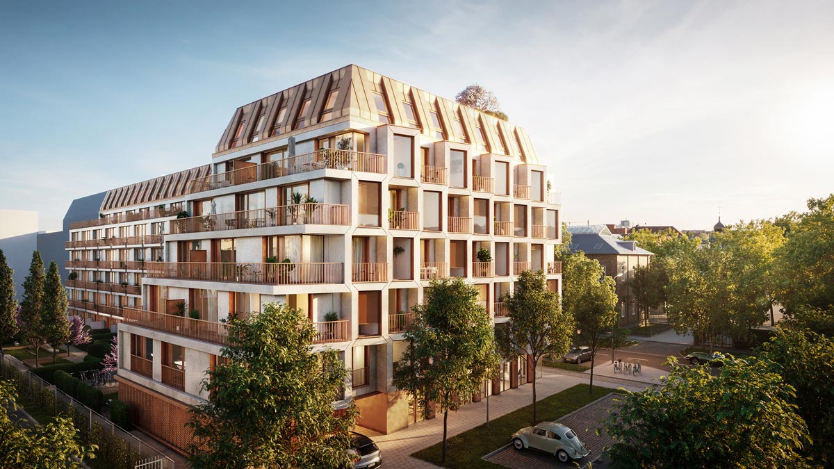 Van B residences introduced by UNStudio and Bauwerk in Munich