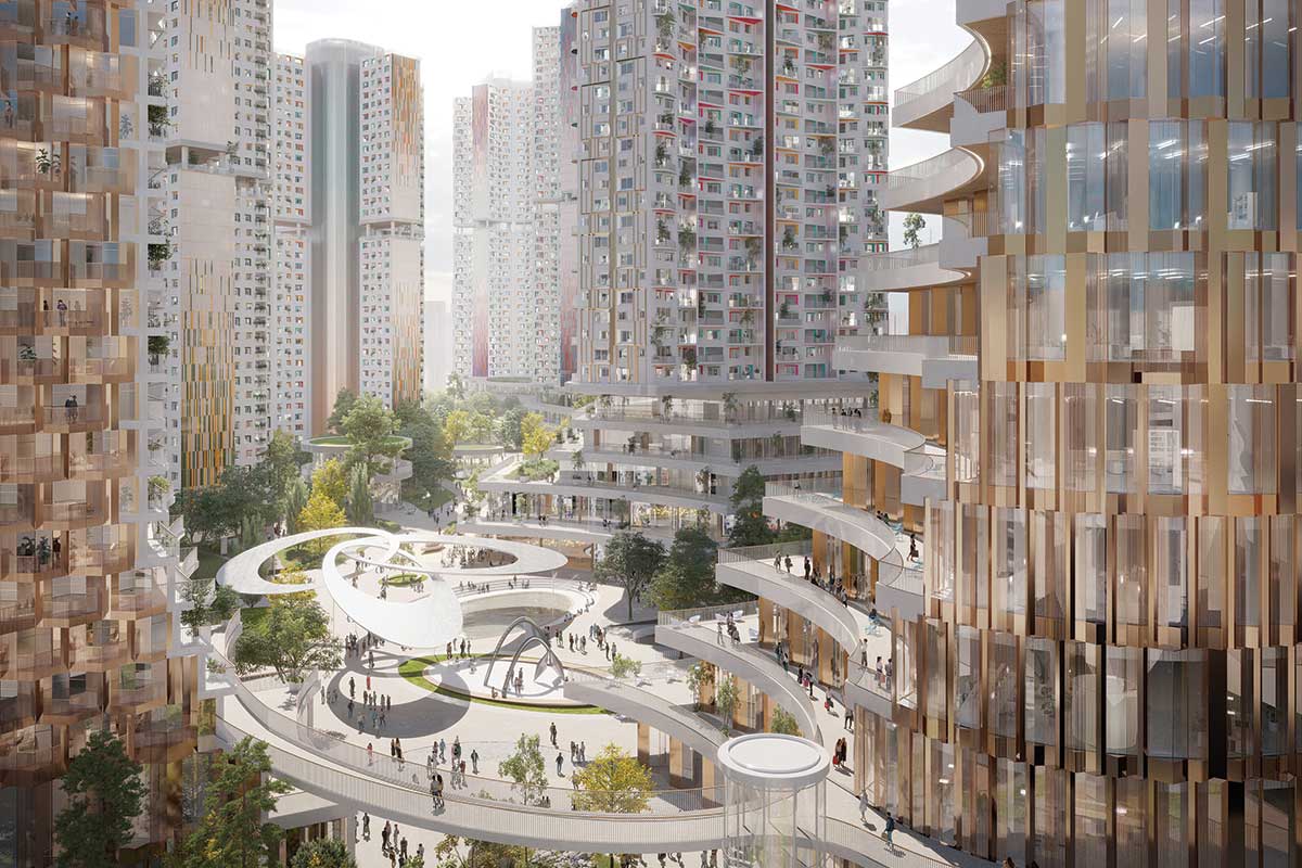 UNStudio’s design of Project H1 – a new tech-assisted masterplan for a ‘10-minute city’ in Seoul