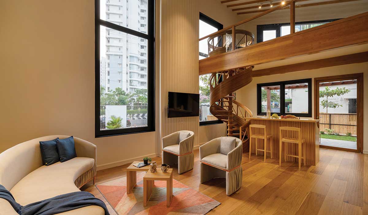 Canadian Wood showcases wood frame style of construction made with Canadian wood species in collaboration with Chennai-based WoodNiido