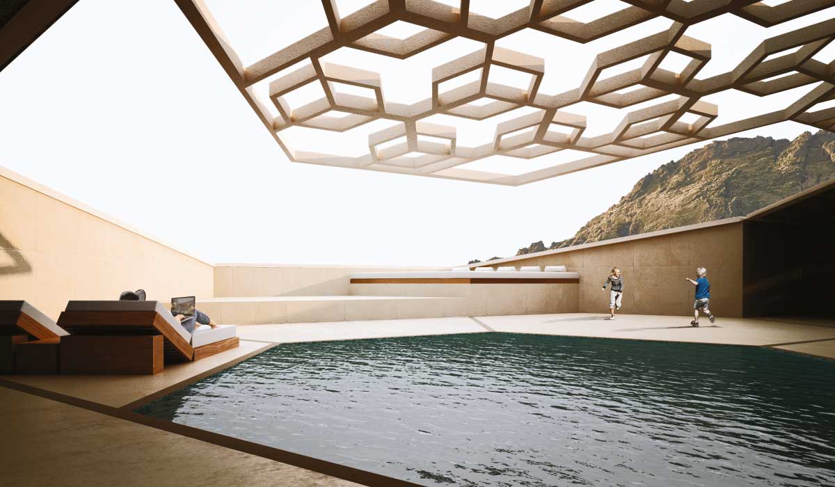 Studio Symbiosis’s design concept of The Peak Resort & Spa amalgamates