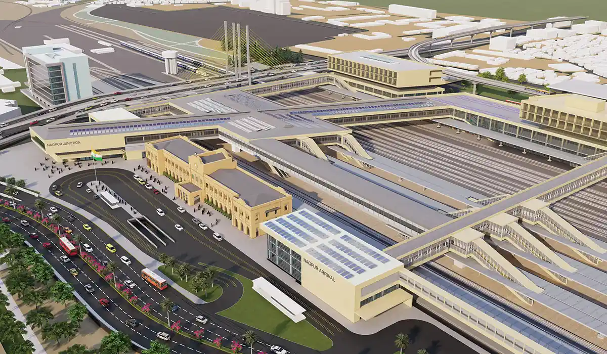 ENIA Architects’ design of the Nagpur Junction Railway Station