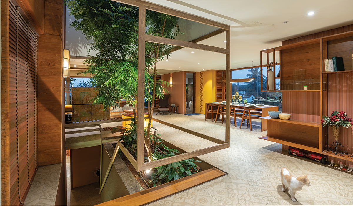 the wall skin and redesign the internal functional spaces