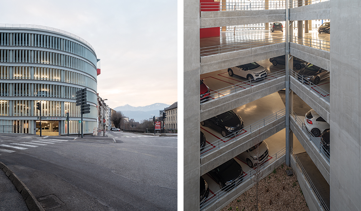  a historic road in the Chambéry city center