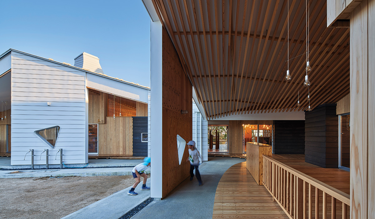 Nursery School The design of this nursery school by Takeru Shoji Architects