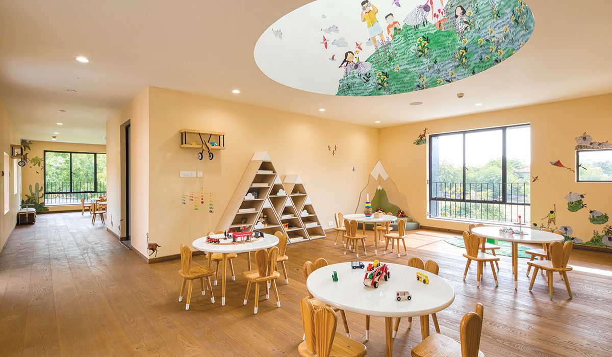 Blocher Partners India’s Blocher Partners India’s design of this Reggio Emilia-inspired kindergarten