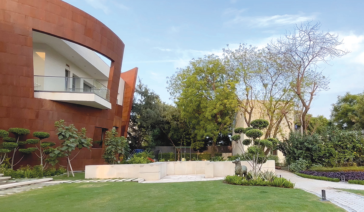 the house capture the landscape both inside and out