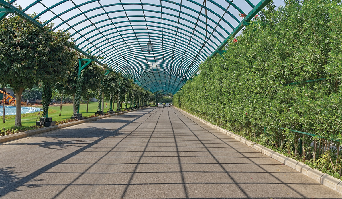 the concept of Green Living that integrates nature into homes