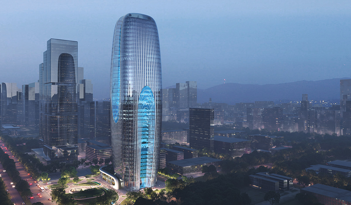 the new Daxia Tower in Xi’an’s