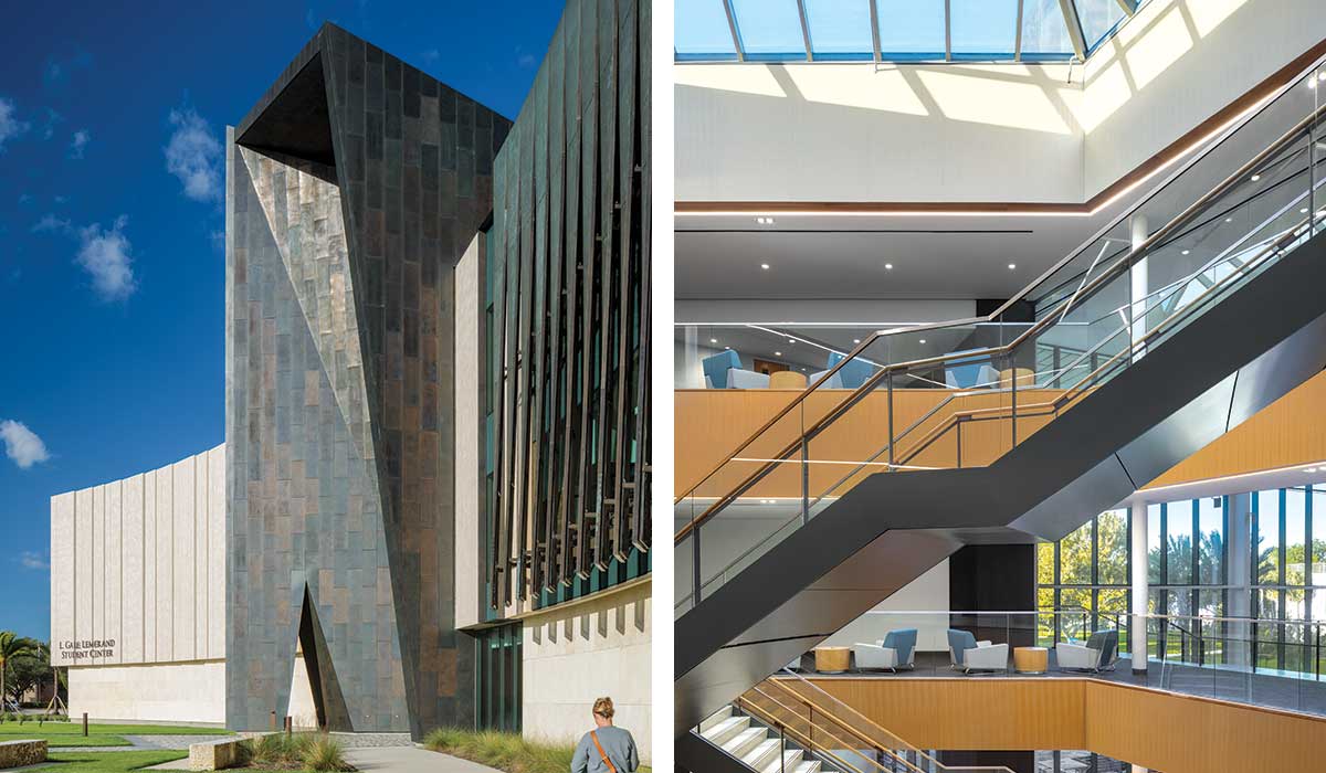 the L. Gale Lemerand Student Center transforms the Daytona State College campus
